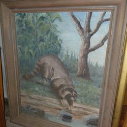 Racoon Painting 