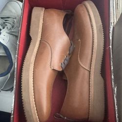 Coach Derby lace up smooth leather men's dress shoes brown G1671 NWOB size 12