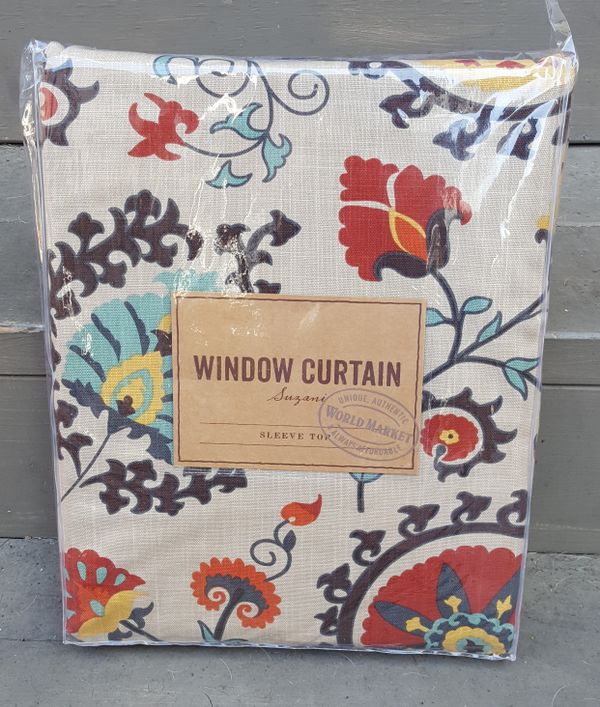 World Market Curtains 10 Each 2 Available For Sale In Hermosa