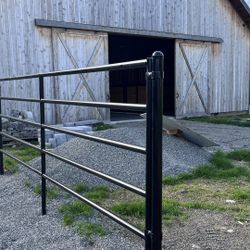 Powder Coated Black 12 ‘ 5 Rail Noble Panel