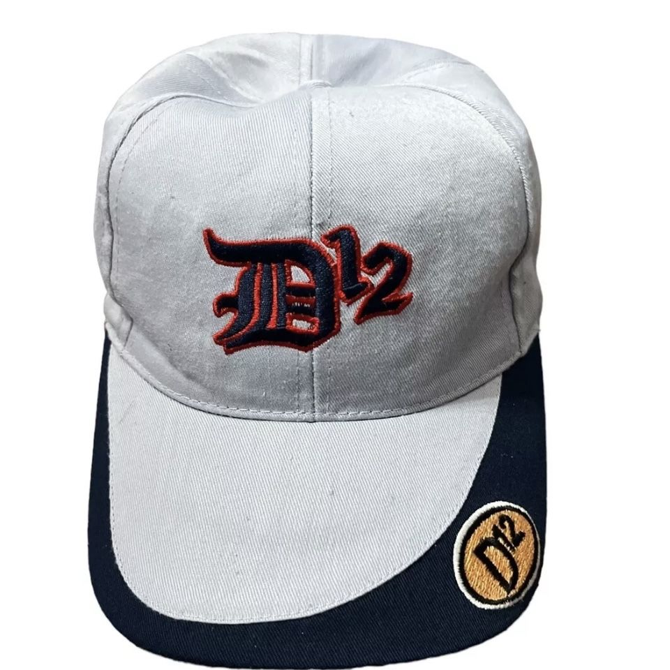 Vintage Y2K D12 EMINEM Cap Hat Slim Shady Dirty Dozen Strap Back Rap Hip Hop