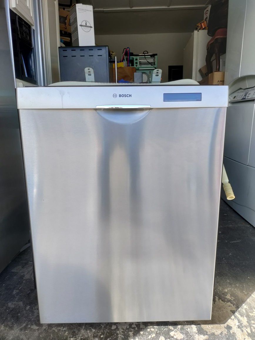 Like New Bosch Stainless Inside And Out Dishwasher Works Perfect With Warranty