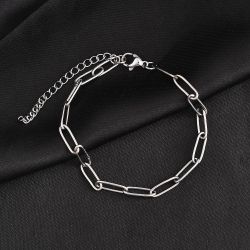 Paperclip Link Chain Bracelet