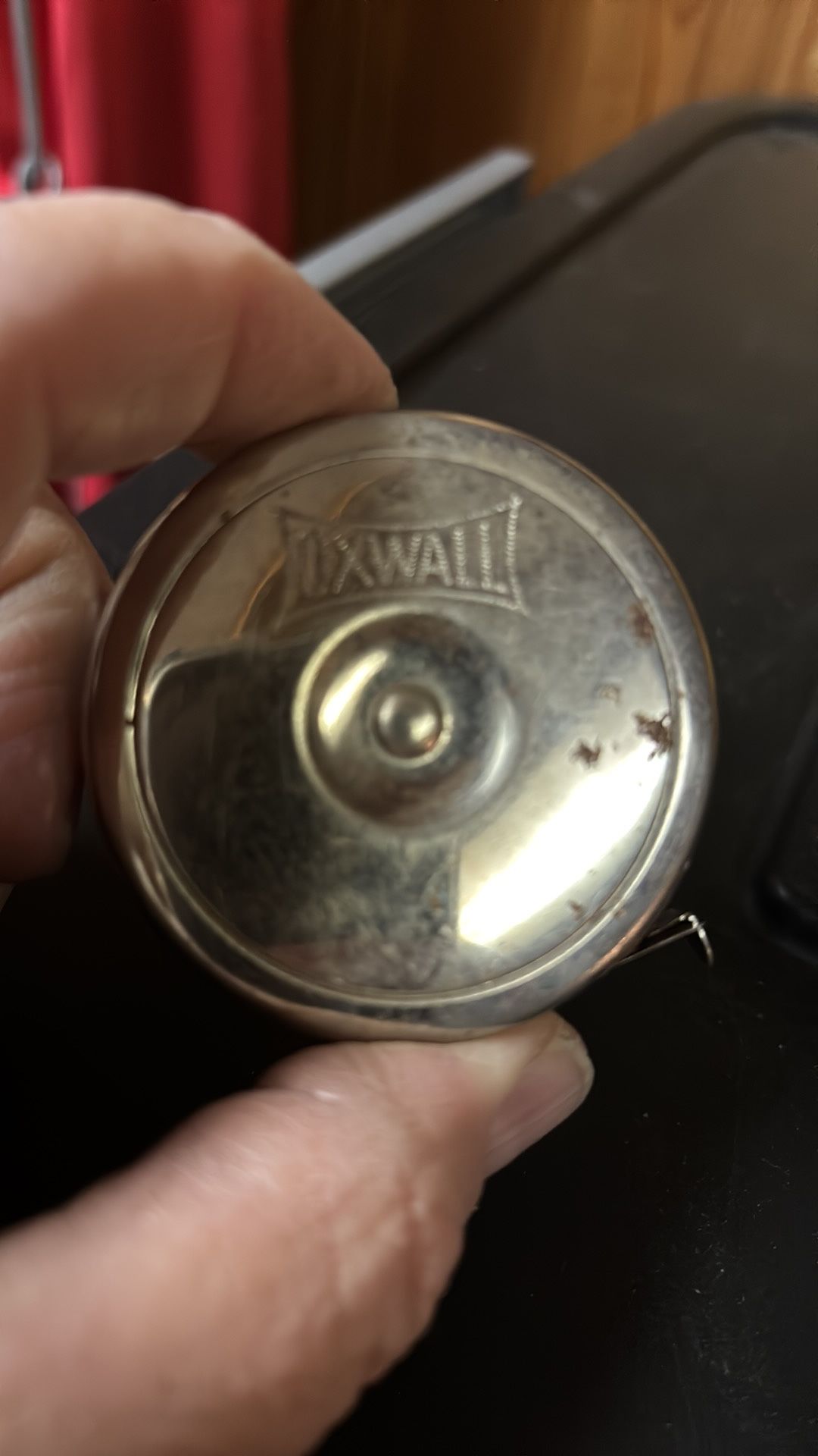 Vintage Oxwall Steel Tape Measure.