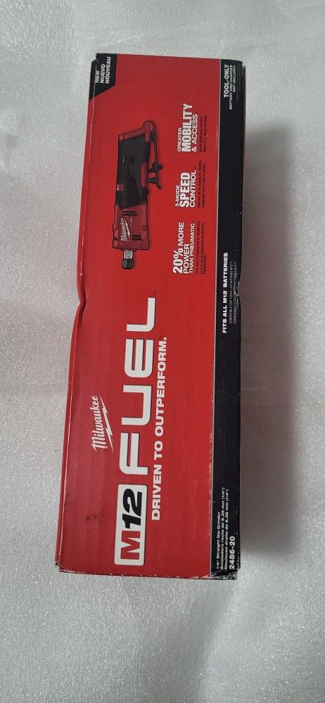 MILWAUKEE M12 FUEL BRUSHLESS CORDLESS STRAIGHT DIE GRINDER TOOL ONLY