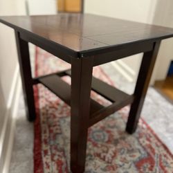 Brown Finish End Table