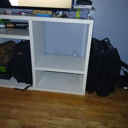 Got All White TV Stand Or Book Shelf 