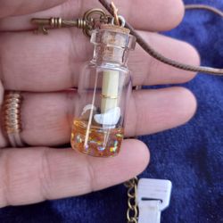 Message In A Bottle Necklace 