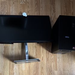 Dell Desktop Computer With Monitor, 16GB RAM, 256GB SSD