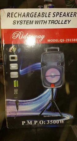 Bocina Karoke con Bluetooth