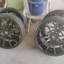 24" Rims Tires