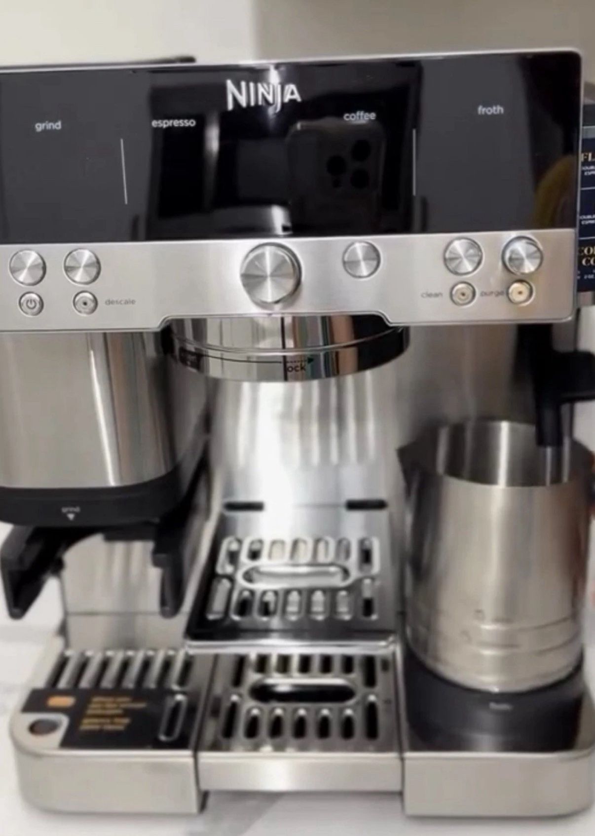 Ninja Lux Café Base Unit – FOR PARTS/REPAIR – Cut Cord – No Power