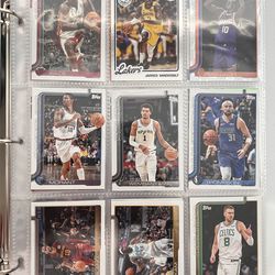 135 Basketball Sports Card Binder