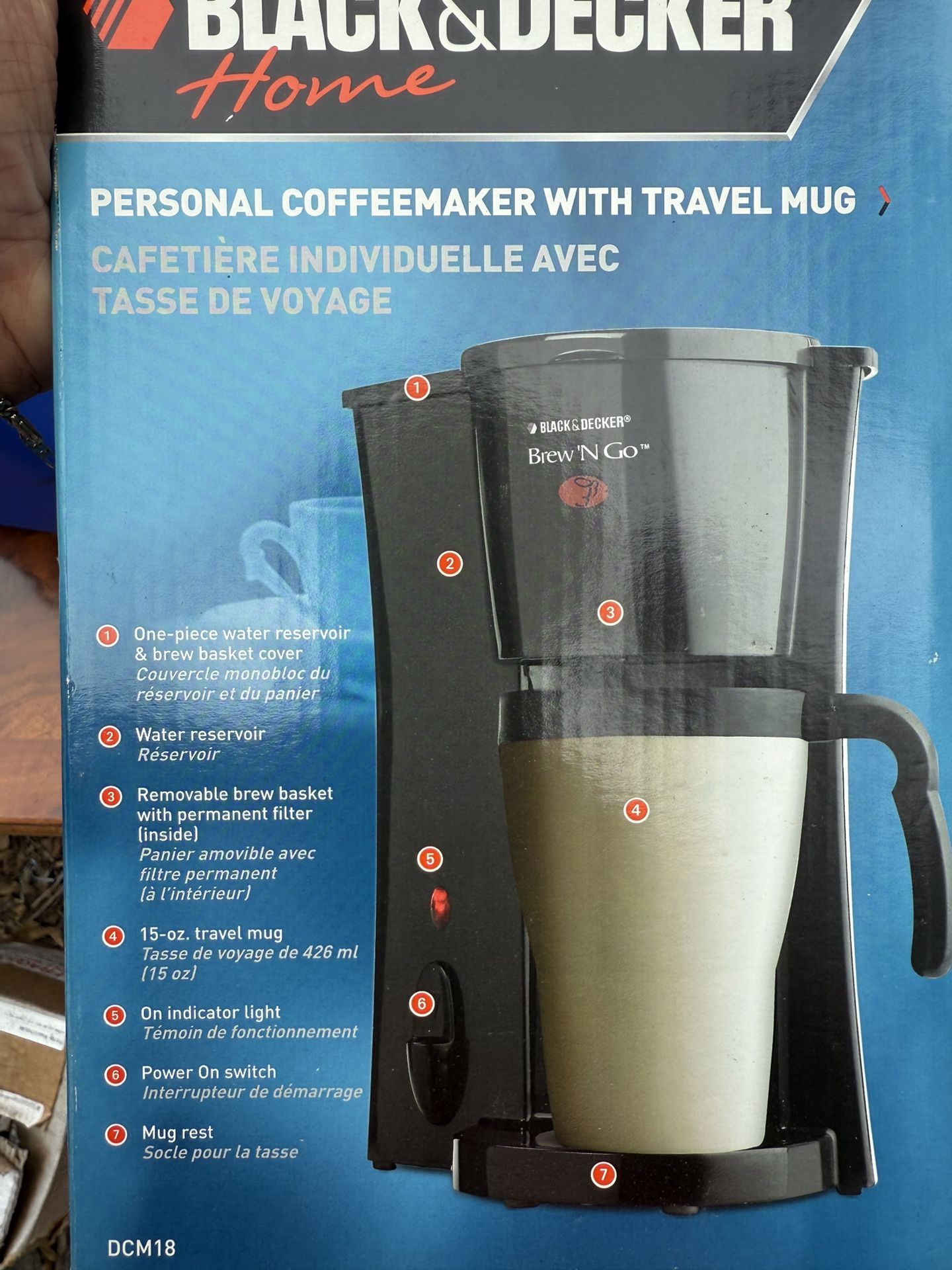 Coffeemaker With Tavel Mug)