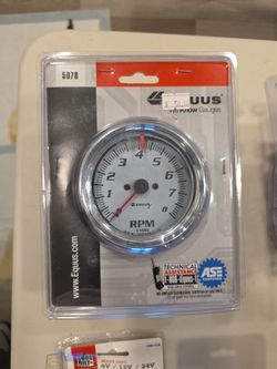 Equus 5078 Tachometer RPM Gauge