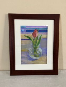 Solid Wood Wall Art Home Décor 🌸 16x21”