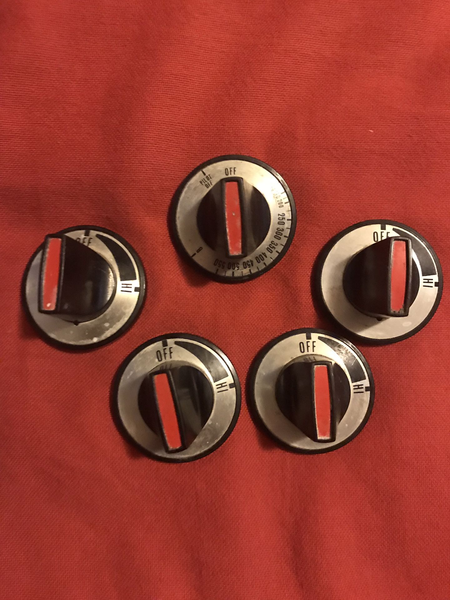 Oven knobs for small motorhome or RV stove $10