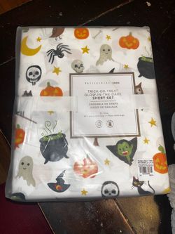 Pottery Barn XL Twin Halloween Sheets