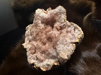 Natural Pink Crystal Cluster — 195.12 g — Sparkling Mineral Specimen