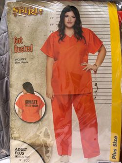 Women’s Inmate Halloween Costume