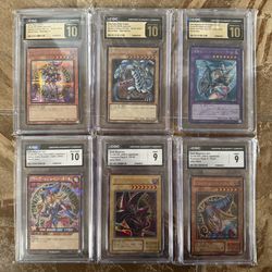 CGC 9 - 10 - Pristine Yu-Gi-Oh Card Lot
