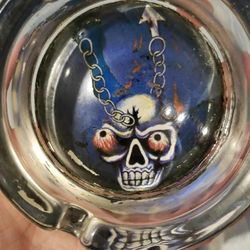 🩷 Skull Ashtray Glass - Still Available