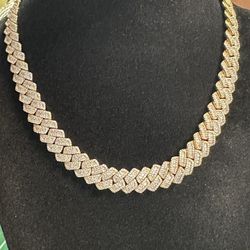 10ct Natural VS Diamond Miami Cuban Link Chain BLOWOUT SALE!