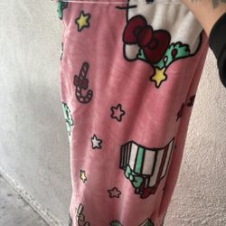 Hello Kitty Christmas Blanket