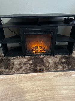 Fire place heater tv entertainment center