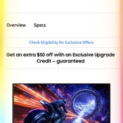 Brand new 27-inch Samsung Odyssey OLED G6 Gaming Monitor