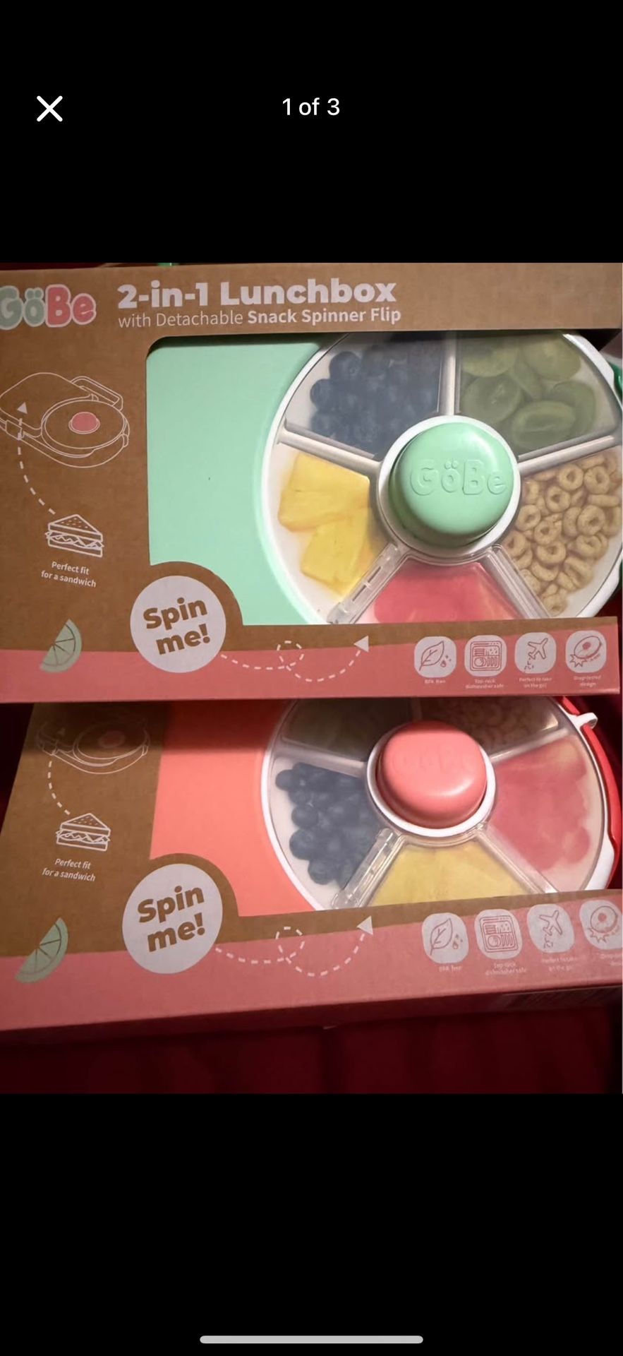 Two In One Lunchbox Spinner 