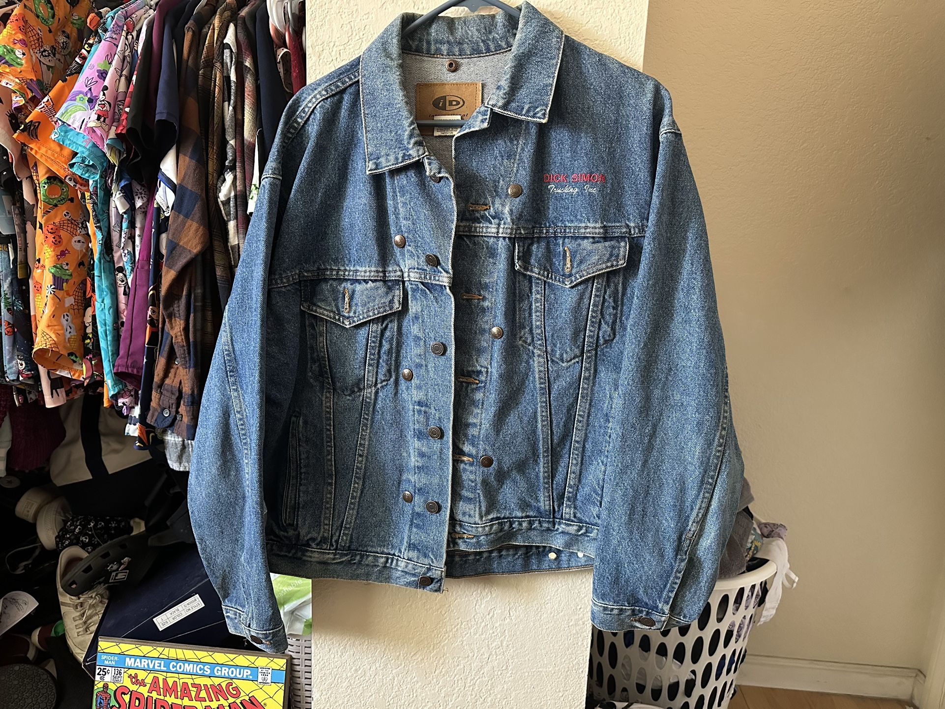 Vintage Dick Simon Trucking Inc Jean Jacket