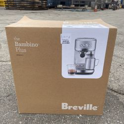Breville BES500 The Bambino Plus Espresso Coffee Machine Brand New In Box