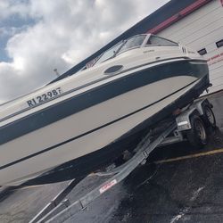 1994 Celebrity In/Out board 22' Ft Boat On Trailer 