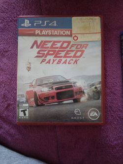 Disc For Ps4 Qnd Ps5/Need For Speed Payback