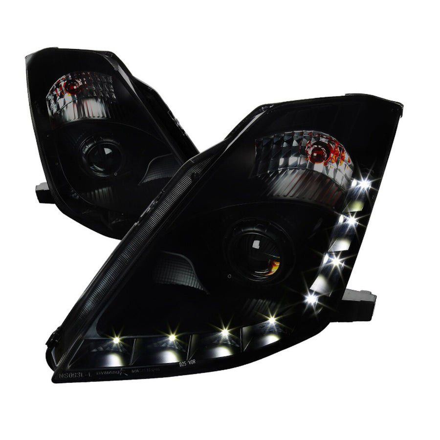 Spec-D Projector Headlights Nissan 350Z w/ OEM HID (06-09) LED DRL