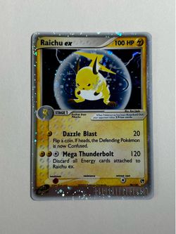 Pokémon Raichu ex - Sandstorm (SS) e series holo charizard umbreon dragonite Pokemon