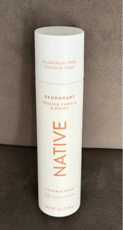 New Native Toasted Vanilla & Honey Invisible Deodorant Spray