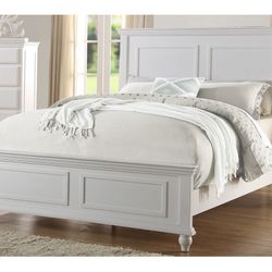 White Queen Bed Frame