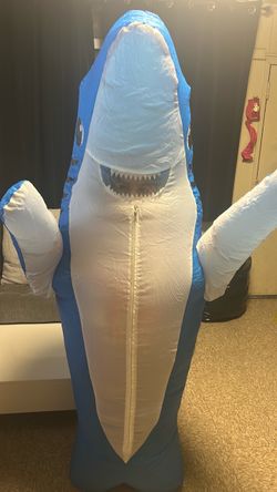 Inflatable shark costume