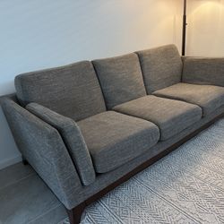 Couch with ottoman