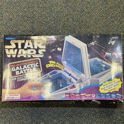 Vintage Star Wars Electronic Galactic Battle Space Combat Game 1997 Tiger