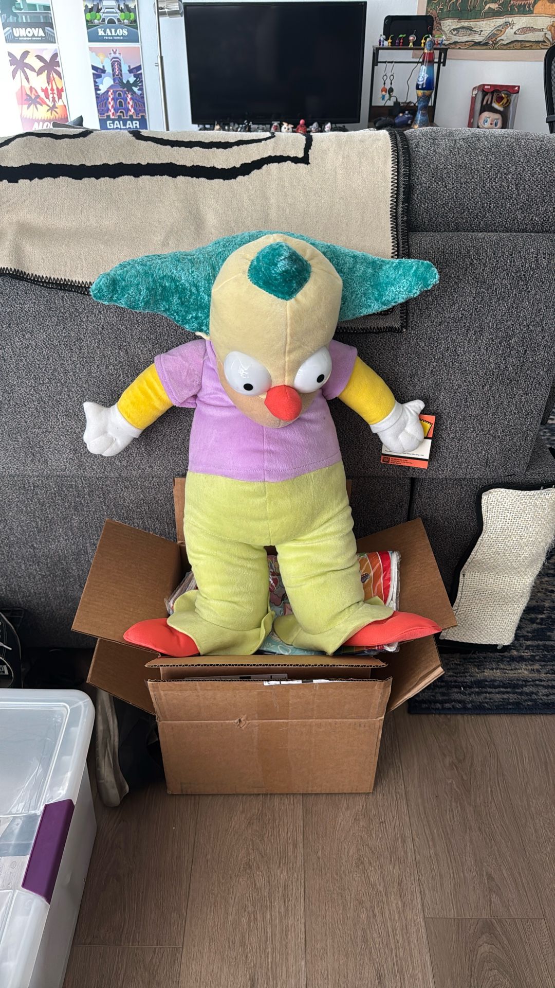 The Simpsons Giant Krusty The Clown Plush