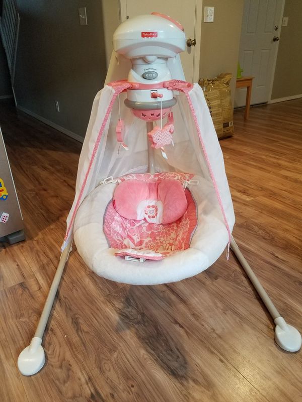 Fisher Price Cradle N Swing Coral Floral For Sale In Vancouver Wa Offerup