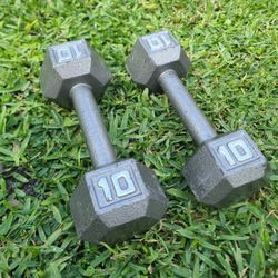 10 Lbs Pair Dumbbells 