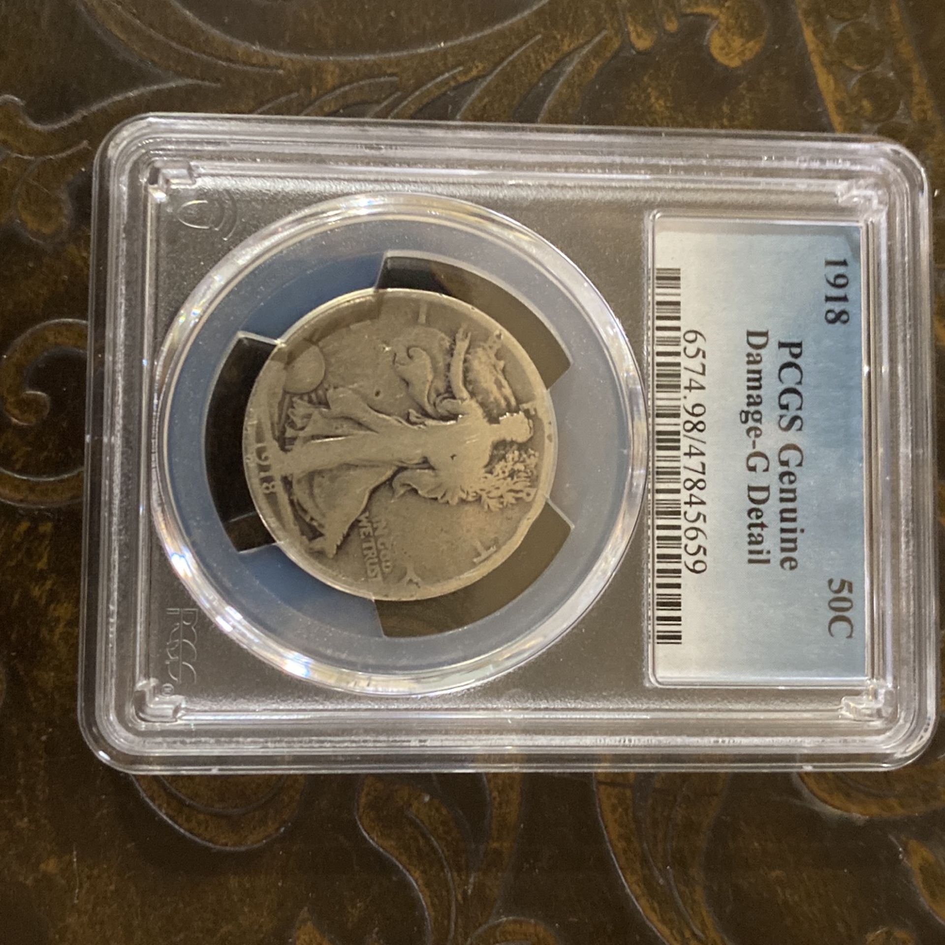 A Silver Coin, 50 Cent