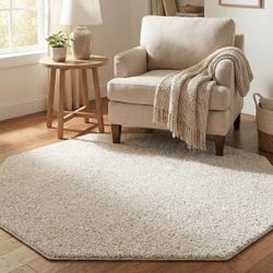 Octagonal Area Rug 64" Brand-new 