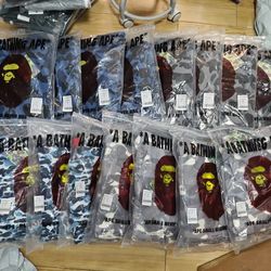 Bape x chrome heart hoodies 