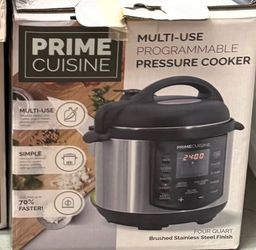Prime Cuisine 4-Quart Programmable Pressure Cooker