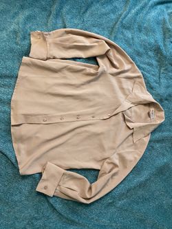 Notations Beige Petit Medium Women’s Dress Shirt